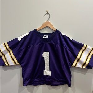 Vintage Warren Moon Jersey XL Cropped Style by Logo Athletic